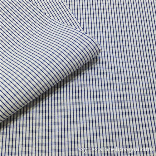 Tissu de chemise tissé à carreaux teint à la mode